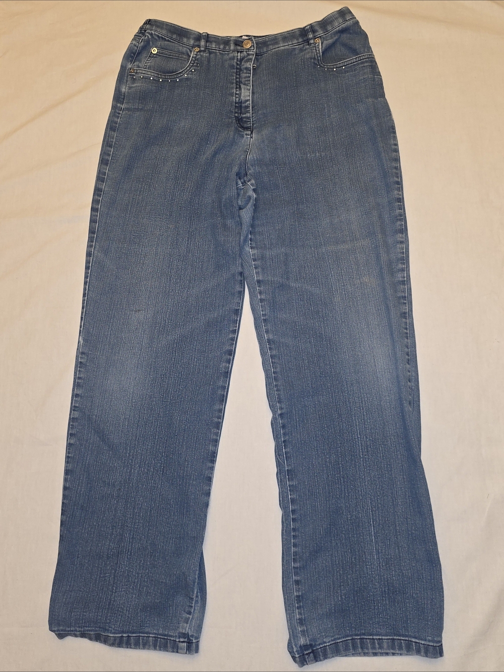 Allison Daley Straight-Leg Women’s Jeans - Blue sz 12